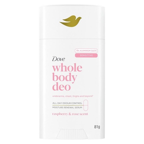 Dove Women Whole Body Deodorant Stick Raspberry & Rose 81g