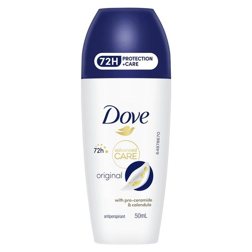 Dove Women Advanced Care Antiperspirant Deodorant 72h Roll On Original 50ml