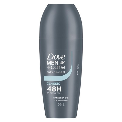 Dove Men+ Care Antiperspirant Deodorant 48h Roll On Classic 50ml