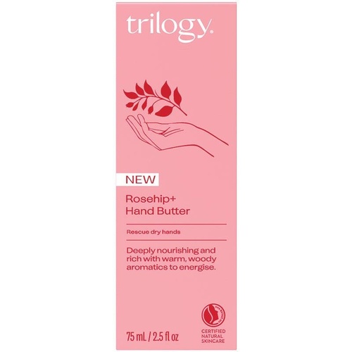 Trilogy Rosehip + Hand Butter 75ml