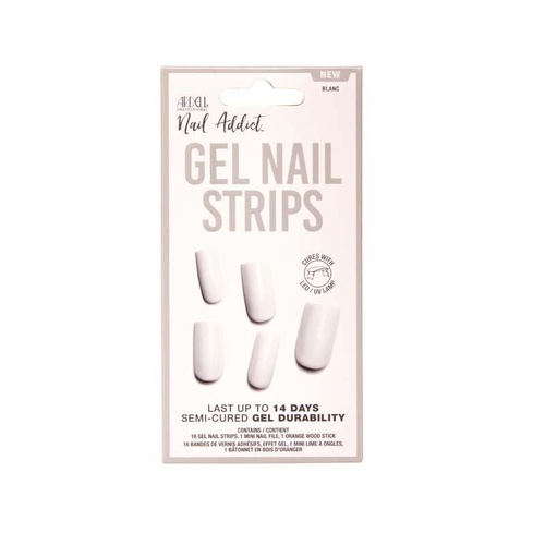 Ardell Nail Addict Gel Nail Strips Blanc
