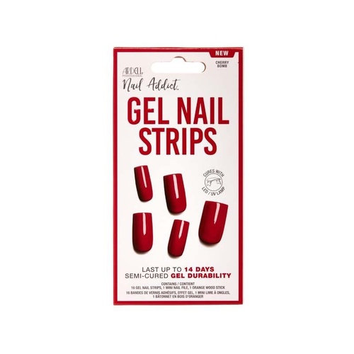 Ardell Nail Addict Gel Nail Strips Cherry