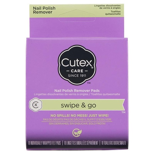 Cutex Nail Polish Away Remover Pads 30 Pack
