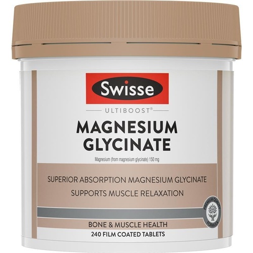 Swisse Ultiboost Magnesium Glycinate 240 Tablets