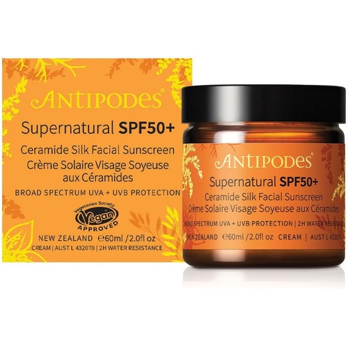 Antipodes Supernatural SPF50+ Ceramide Silk Facial Sunscreen