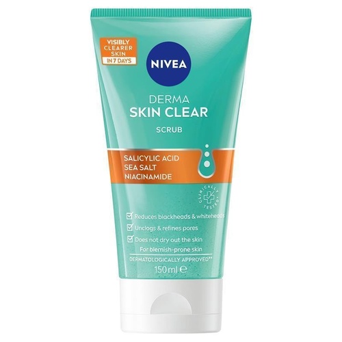 NIVEA Derma Skin Clear Scrub 150ml