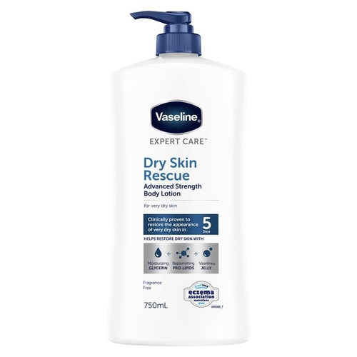 Vaseline Dry Skin Rescue Body Lotion 750ml
