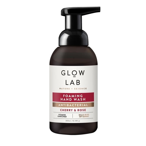 Glow Lab Antibacterial Foaming Cherry & Rose Hand Wash 300ml