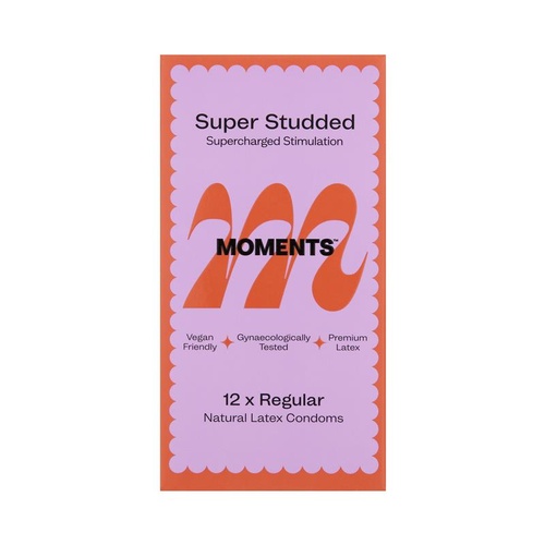 Moments Super Studded Condom 12 Pack