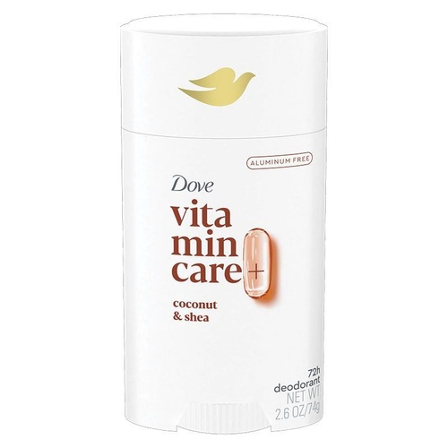 Dove Women Vitamin Care+ Deodorant Stick Coconut & Shea 74g