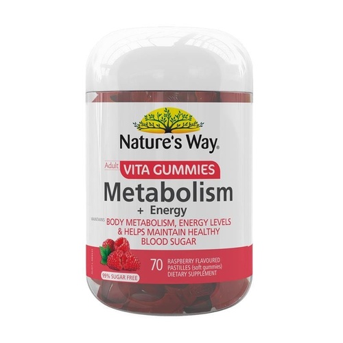 Natures Way Adult Vita Gummies Metabolism and Energy 70 Gummies