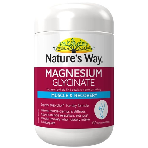 Natures Way Magnesium Glycinate 130 Tablets