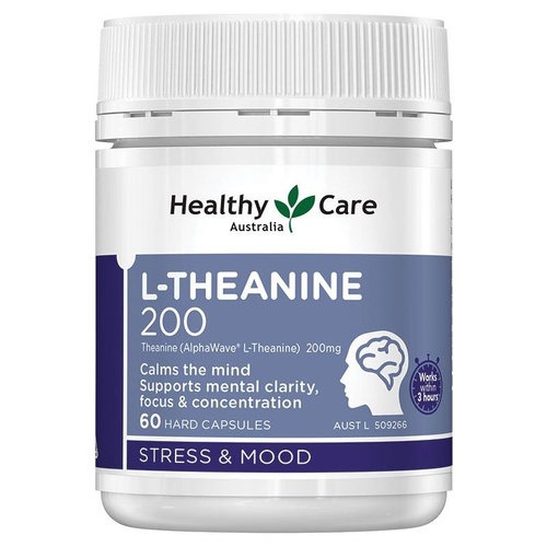 Healthy Care L-Theanine 200 60 Capsules