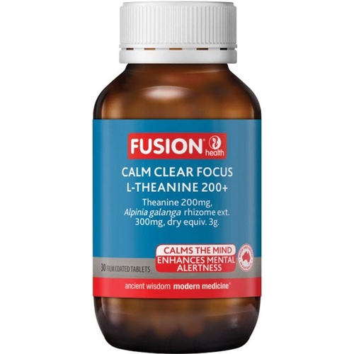 Fusion Calm Clear Focus L-Theanine 200 + 30 Tablets