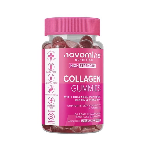Novomins Collagen 60 Gummies NEW