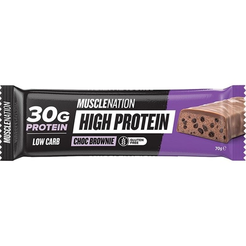 Muscle Nation High Protein Bar Choc Fudge Brownie 70g