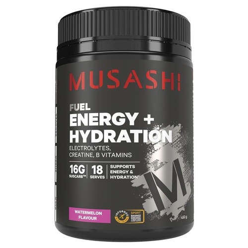 Musashi Energy + Hydration Watermelon Flavour 450g