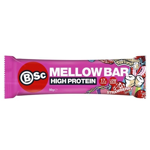 BSc High Protein Mellow Bar Strawberry 50g