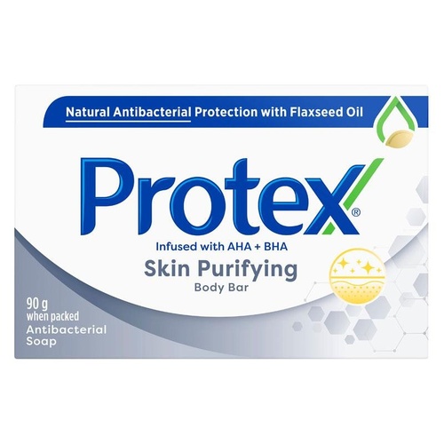Protex Antibacterial Skin Purifying AHA BHA Soap Bar 90g