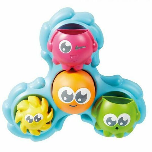 Tomy Toomies Spin & Splash Octopals Kids Bathtime Toys 12month +