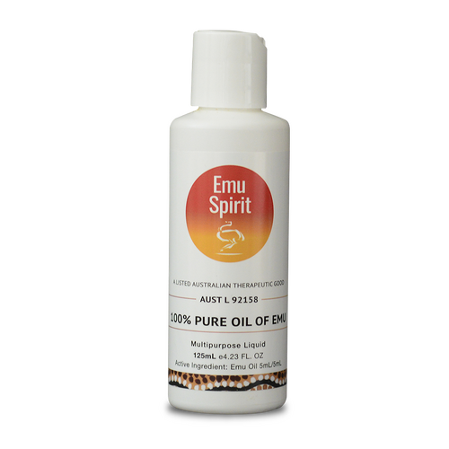 Emu Spirit Oil of Emu 125ml 100% Pure Emu Oil Anti-Inflammatory Properties