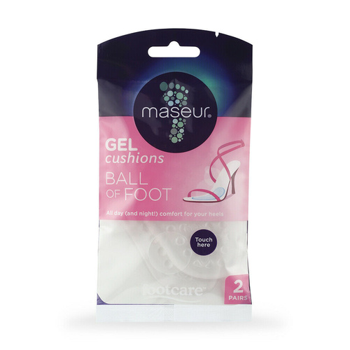 Footcare Gel Ball of Foot Cushions Twin