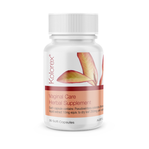 Kolorex Vaginal Care Herbal Supplement 30 Capsules Support Vaginal Health