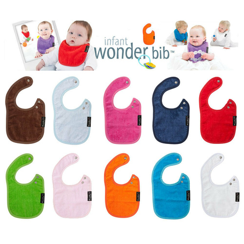 Mum 2 Mum Infant Wonder Bib 100% Cotton Nylon Water Resistant Birth - 6 Months