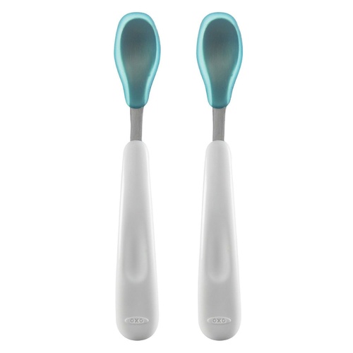 OXO TOT?? Feeding Spoon Set with Soft Silicone for Baby Toddler Kid