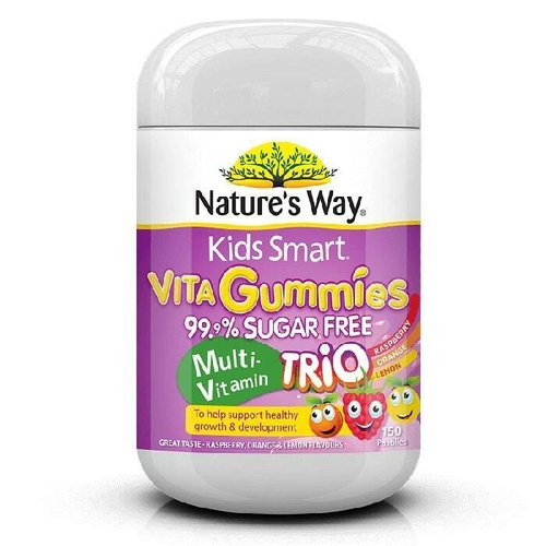 Nature's Way Kids Smart Vita Gummies Sugar Free Multi-Vitamin Trio 150S
