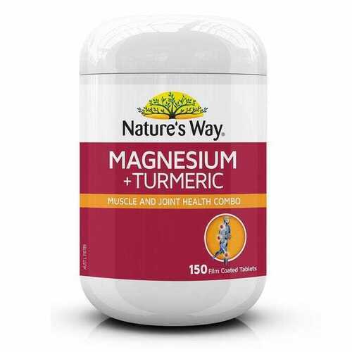Nature's Way Magnesium + Turmeric Tablets 150s