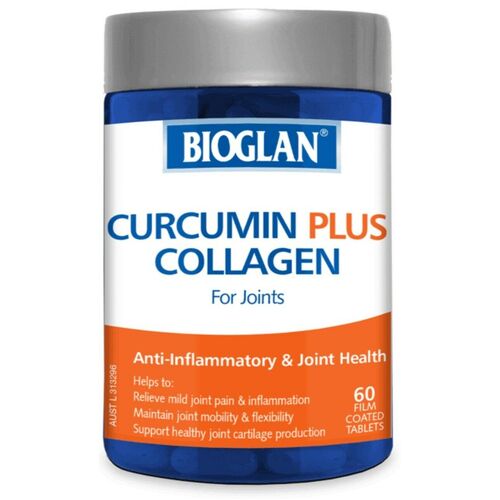 Bioglan Curcumin Plus Collagen for Joints 60 caps