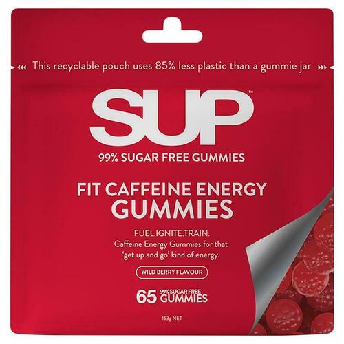 SUP Fit Energy 65 Gummies Caffeine Energy Hit Keep Going Stay Awake