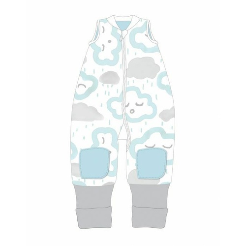 Coolies No Arms Cotton 2-3Y 1.0 TOG CLOUDS - PEPPERMINT