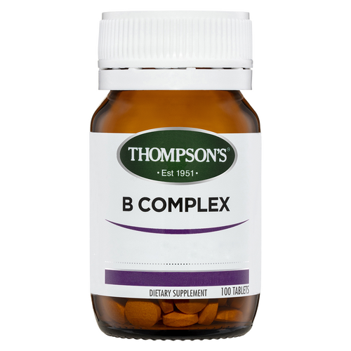 Thompson's B Complex 100 Tablets Maintain Healthy Nervous System
