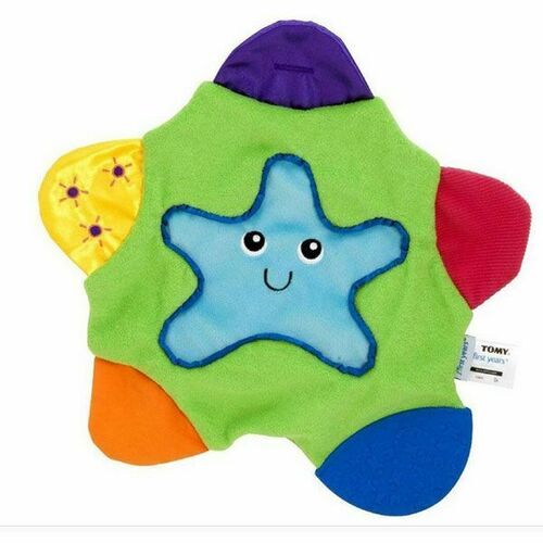 Tomy Lamaze Sammy the Starfish Blankie Baby Toddler Blanket Toy